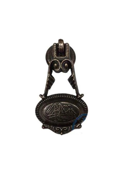 Dekoratif Zamak Sarkaç Küçük Kulp - 30X63MM, Eskitme, 75 Adet