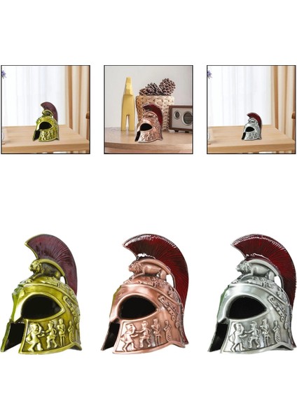 Metal Dekoratif Şövalye Miğferi