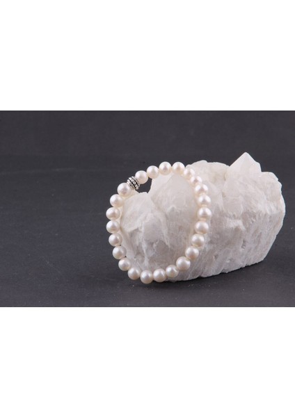 Renkli Inci Doğal Taş Bileklik, Şık ve Zarif Tasarım, 8 Mm, Kaliteli ve Sertifikalı modelleri