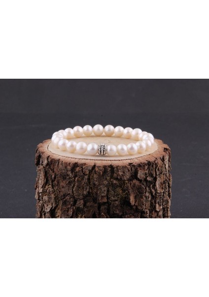 Renkli Inci Doğal Taş Bileklik, Şık ve Zarif Tasarım, 8 Mm, Kaliteli ve Sertifikalı indirimleri