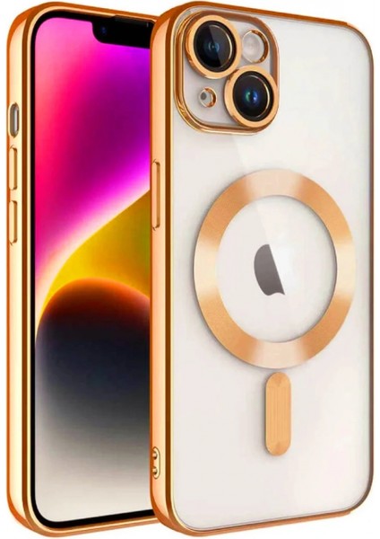 iPhone 13 Kılıf Kross Magneticsafe Kapak - Turuncu