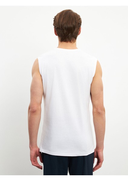 Yeni Sezon Bisiklet Yaka Kolsuz Pamuklu Erkek Atlet modelleri