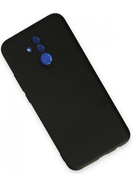 Huawei Mate 20 Lite Kılıf Nano Içi Kadife Silikon - Siyah modelleri