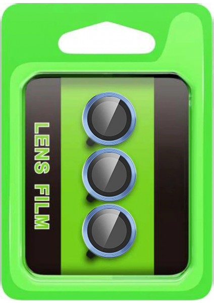 Samsung Galaxy S25 Fe Raze Metal Kamera Lens - Açık Mavi