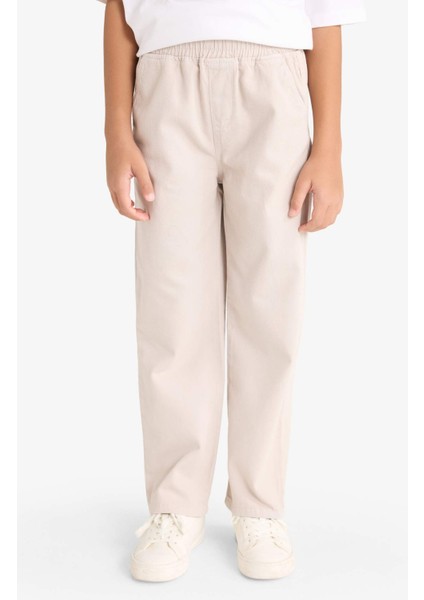 Erkek Çocuk Beli Lastikli Gabardin Pantolon G3642A825AU fırsatları