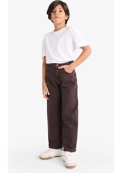 Erkek Çocuk Wide Leg Düz Paça Jean Pantolon G2929A825AU