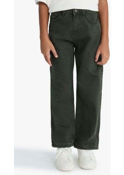 Erkek Çocuk Wide Leg Düz Paça Jean Pantolon G2929A825AU fırsatları