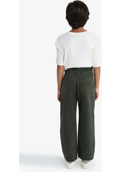 Erkek Çocuk Wide Leg Düz Paça Jean Pantolon G2929A825AU