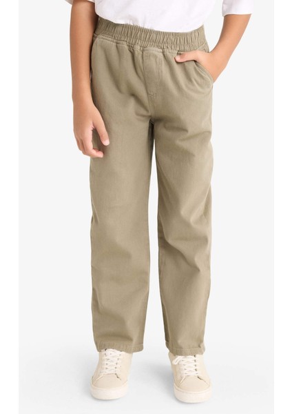 Erkek Çocuk Beli Lastikli Gabardin Pantolon G3642A825AU fırsatları