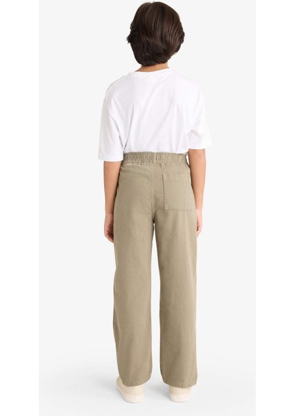 Erkek Çocuk Beli Lastikli Gabardin Pantolon G3642A825AU