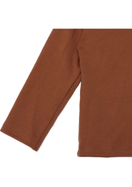 Erkek Bebek Uzun Kol Tshirt Interlok Bisiklet Yaka Uzun Kol modelleri