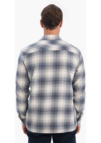 Regular Fit Polo Yaka Kareli Flanel Uzun Kollu Gömlek E8184AX25WN indirimleri