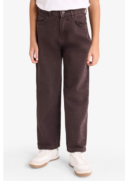 Erkek Çocuk Wide Leg Düz Paça Jean Pantolon G2929A825AU fırsatları