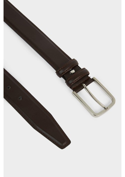 Erkek Dikdörtgen Toka Suni Deri Klasik Kemer G4432AXNS fiyatları