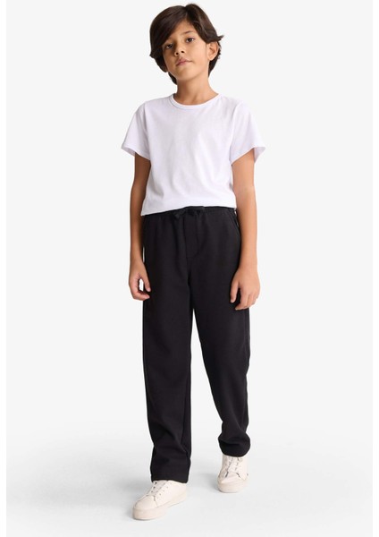 Erkek Çocuk Beli Lastikli Standart Paça Pantolon G3727A825AU modelleri