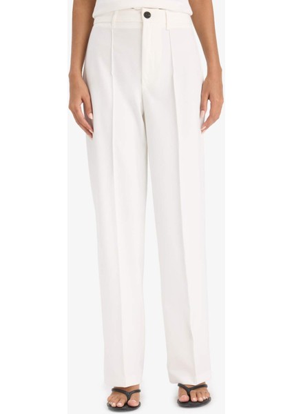 Straight Fit Yüksek Bel Düz Paça Pantolon F7188AX25SM indirimleri