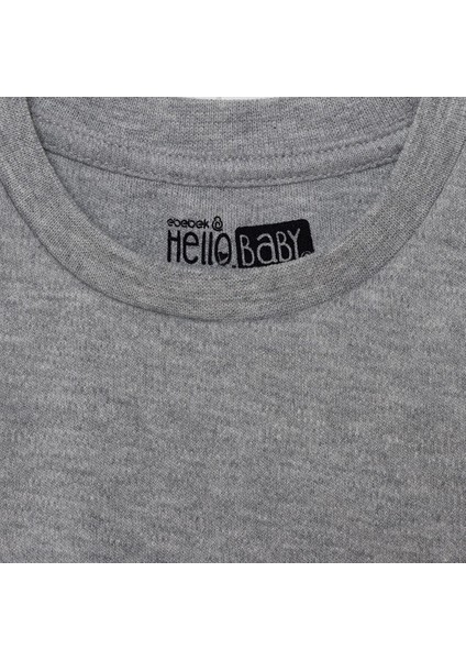 Erkek Bebek Uzun Kol Tshirt Interlok Bisiklet Yaka Uzun Kol modelleri