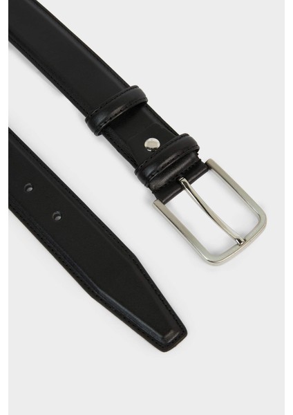 Erkek Dikdörtgen Toka Suni Deri Klasik Kemer G4432AXNS fiyatları