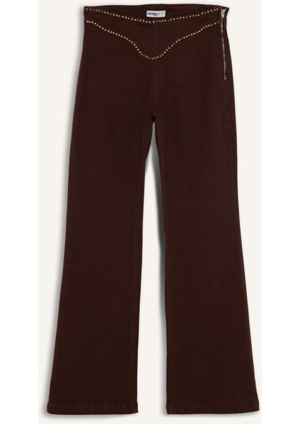 Flare Fit Normal Bel Gabardin Pantolon G2628AX25WN