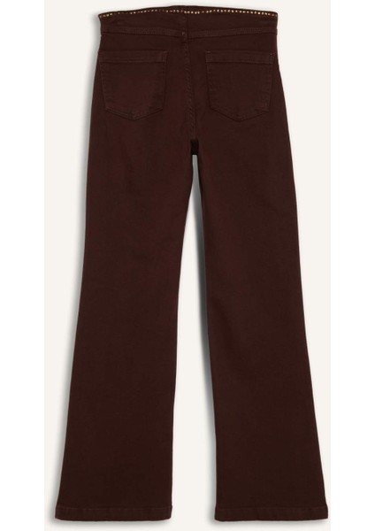 Flare Fit Normal Bel Gabardin Pantolon G2628AX25WN modelleri