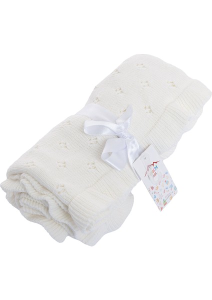 Kız Bebek Battaniye Triko 70X100CM