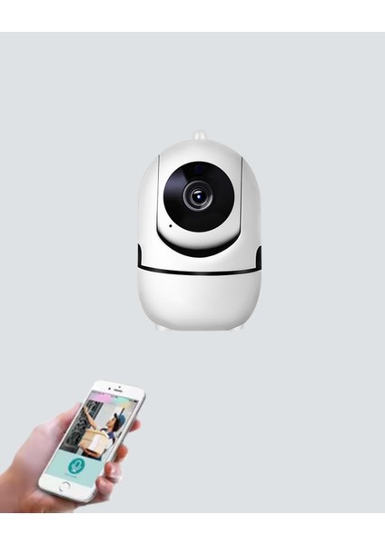 360° Dönen Akıllı Wifi Kamera - Uzaktan Kontrol ve Iki Yönlü Ses Özellikli fiyatları