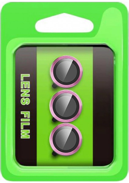 Samsung Galaxy S25 FE Raze Metal Kamera Lens - Pembe