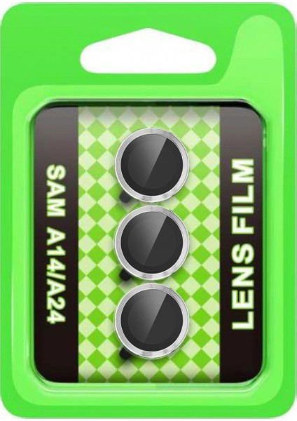 Samsung Galaxy A24 4g Raze Metal Kamera Lens - Gümüş