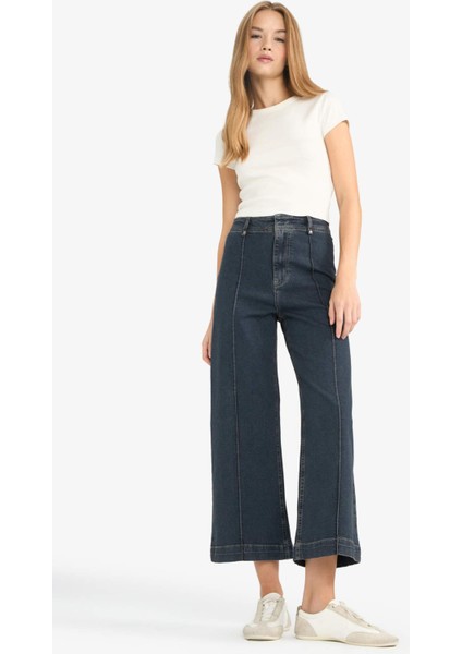 Culotte Yüksek Bel Uzun Jean Yıkamalı Pantolon F5537AX25AU modelleri