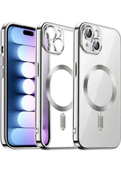 iPhone 13 Kılıf Kross Magneticsafe Kapak - Titan Gri