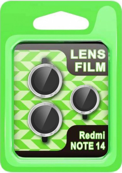 Xiaomi Note 14 5g Raze Metal Kamera Lens - Gümüş