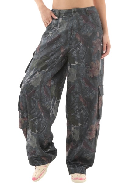 AKE3741 Adidas Sat Cargo Pants Kadın Pantolon Yeşil