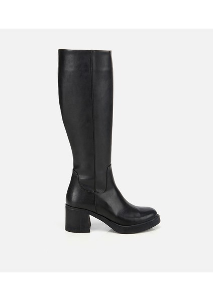 01CIH315220A100 KADIN Siyah Yüksek Topuklu Çizme