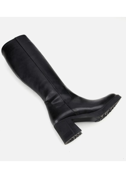 01CIH315220A100 KADIN Siyah Yüksek Topuklu Çizme