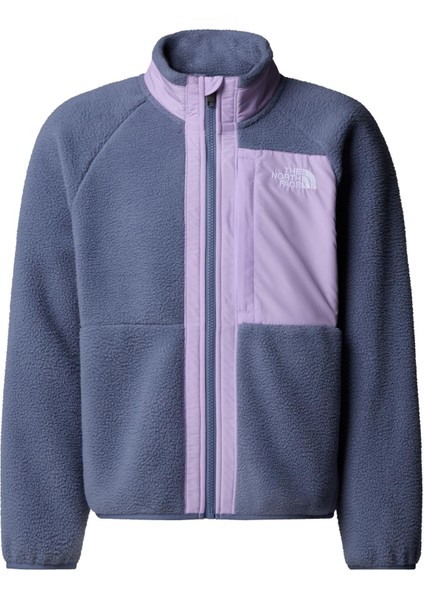 TNF0A8AZHDIN1 The North Face G Yumıorı Full Zıp Jacket &amp;ccedil;ocuk Ceket Mor