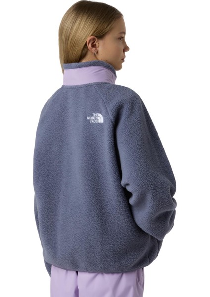 TNF0A8AZHDIN1 The North Face G Yumıorı Full Zıp Jacket &amp;ccedil;ocuk Ceket Mor indirimleri