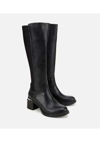 01CIH315150A100 KADIN Siyah Streç Metal Detaylı Topuklu Çizme fiyatları