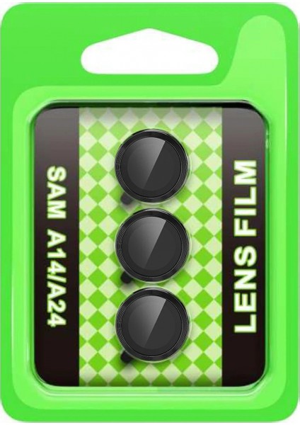 Samsung Galaxy A24 4g Raze Metal Kamera Lens - Siyah