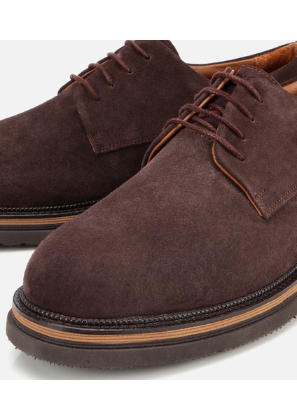 02AYH313940A480 ERKEK Süet Deri Kahverengi Hafif Tabanlı Günlük Ayakkabı modelleri