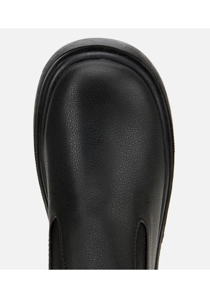 01CIH315170A100 KADIN Siyah Streç Kalın Tabanlı Düz Çizme indirimleri