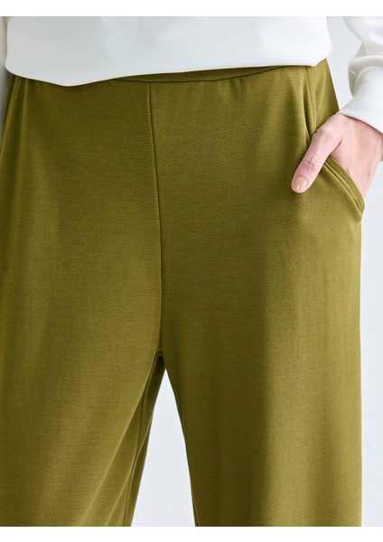 Yeni Sezon Beli Lastikli Kadın Pantolon modelleri