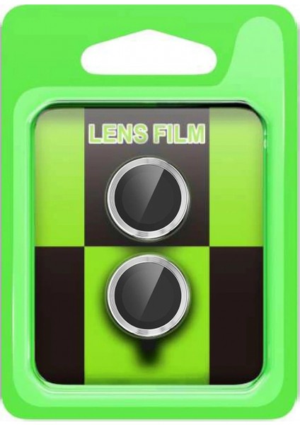 Samsung Galaxy A07 Raze Metal Kamera Lens - Gümüş