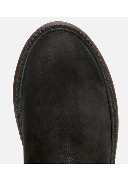 02BOH314200A100 ERKEK Nubuk Deri Siyah Lastik Detaylı Chelsea Bot indirimleri