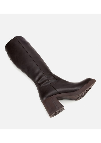 01CIH315220A480 KADIN Kahverengi Yüksek Topuklu Çizme