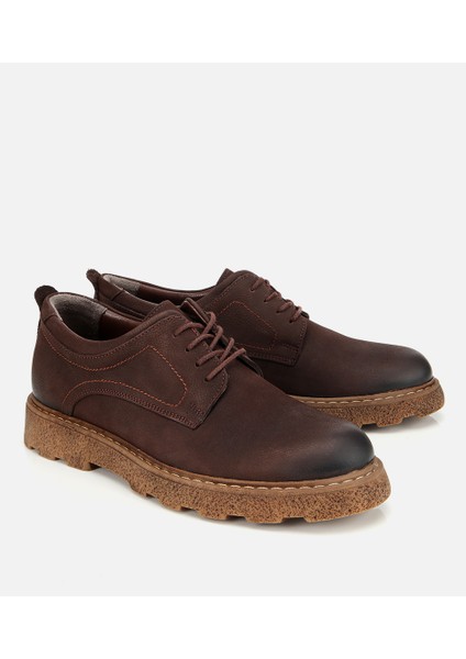 02AYH313950A480 ERKEK Nubuk Deri Kahverengi Termo Taban Günlük Ayakkabı fiyatları