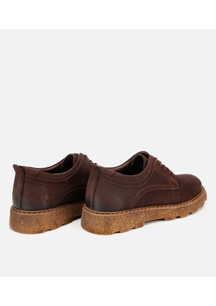 02AYH313950A480 ERKEK Nubuk Deri Kahverengi Termo Taban Günlük Ayakkabı fırsatları