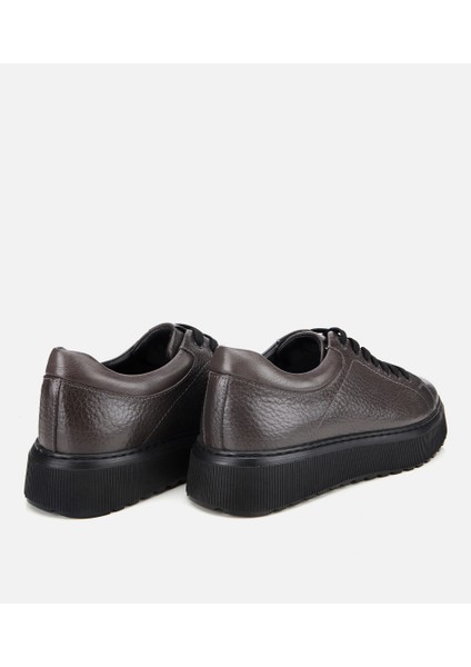 02AYH314110A250 ERKEK Deri Gri Kalın Tabanlı Spor Ayakkabı fırsatları