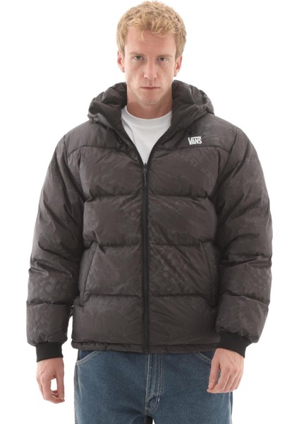 VN000PJ7BLK1 Vans Mte Bridgewood Reversible Puffer Erkek Mont Siyah