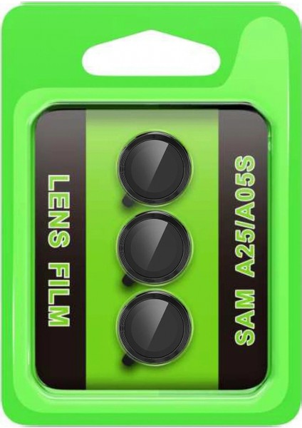 Samsung Galaxy A25 5g Raze Metal Kamera Lens - Siyah