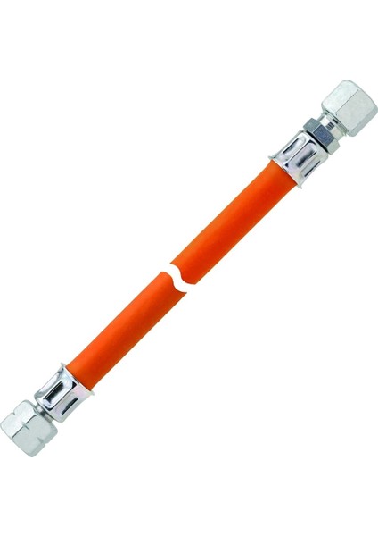 G1/4 - Rvs8 40CM 8mm Boru Bağlantılı Karavan Gaz Hortumu